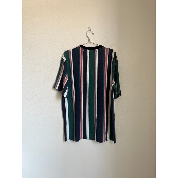 GUESS JEANS Men's ’81 Sayer Stripe Logo Tee in Mutli Size XL - Picture 3 of 6